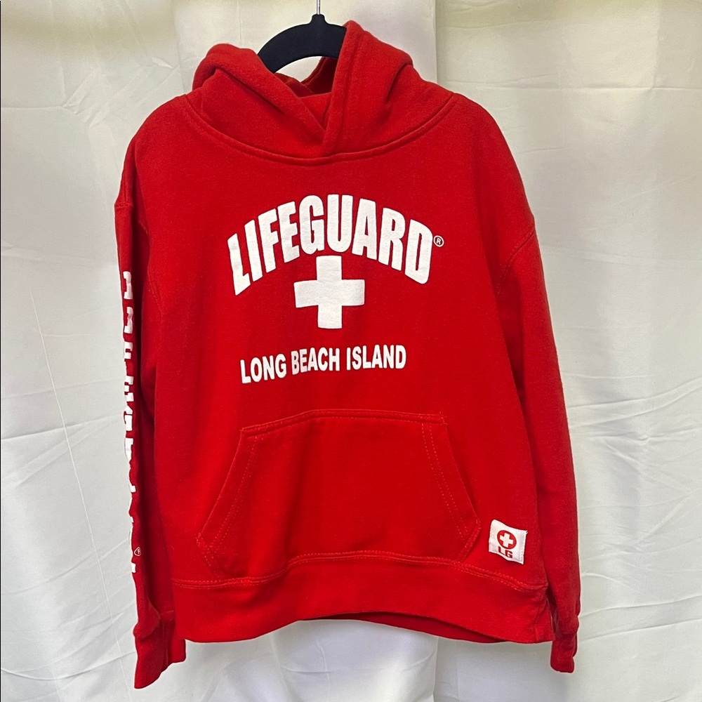 Officially licensed lifeguard products Long Beach Island NJ sweatshirt S(7/8)